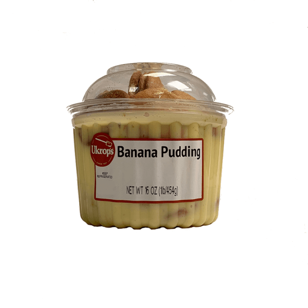 A container of the Ukrop's Banana Bread.