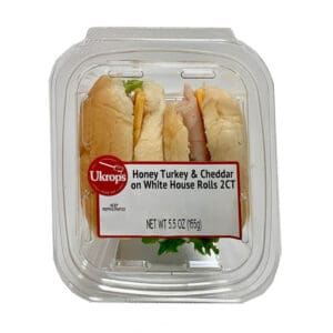 A 2ct package of Ukrop's sandwiches.