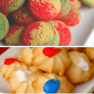 A photo of Ukrop's famous Rainbow and Butterstar Cookies.