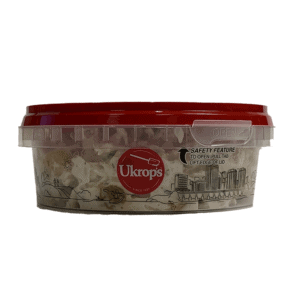 A container of the Ukrop's Tarragon Chicken Salad.