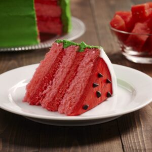The July Cake of the Month, the Watermelon Cake.