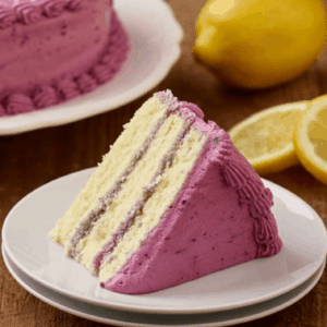 Cake of the Month for May, the Ukrop's Lemon Blueberry Cake.