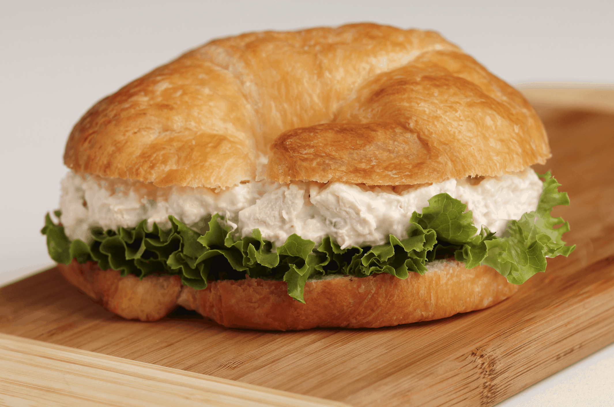 A chicken salad sandwich.
